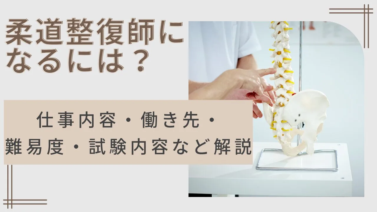 柔道整復師になるには？仕事内容・年収・難易度・試験内容までやさしく解説